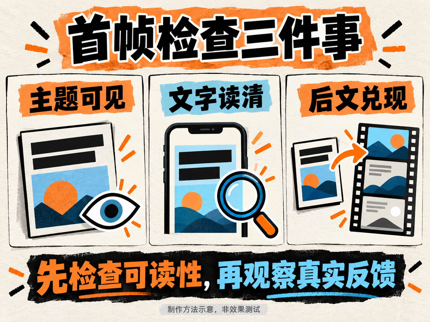 首帧信息与可读性检查